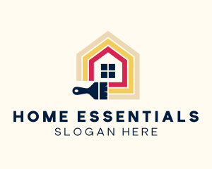 Multicolor Home Painting  logo design