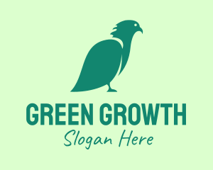 Green Eco Bird logo design