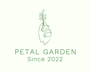 Eco Plant Hand logo design