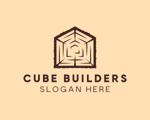 Wood Home Carpentry logo design