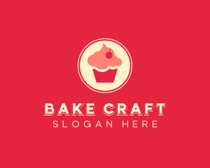 Sweet Cherry Cupcake logo design