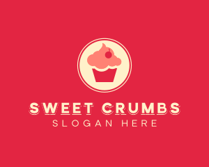 Sweet Cherry Cupcake logo design