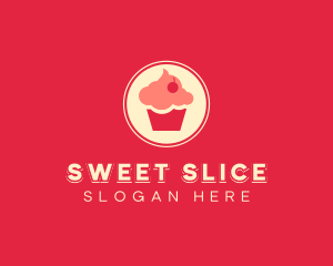 Sweet Cherry Cupcake logo design