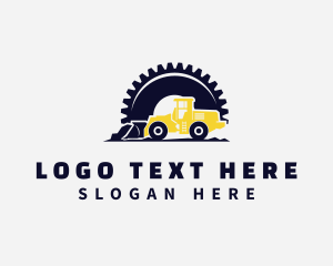 Wheel Loader Construction Machine logo