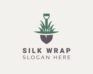 Grass Planting Shovel  logo design