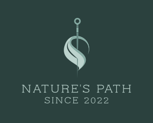 Acupuncture Leaf Therapy logo design