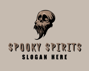 Halloween Skull Horror logo design