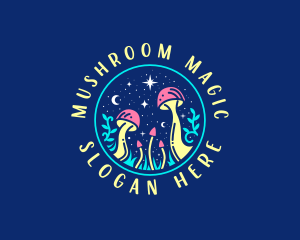 Magical Midnight Mushroom logo