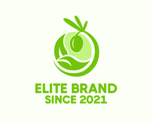 Green Organic Olive  logo
