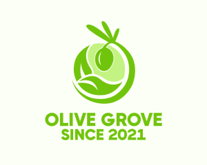 Green Organic Olive  logo