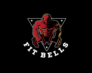 Dumbbells Bodybuilding Exercise logo