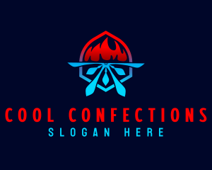 Heat Cold HVAC logo
