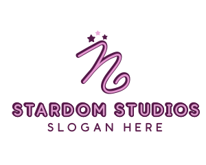 Star Letter N logo