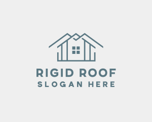 Roofing Renovation Roof logo design