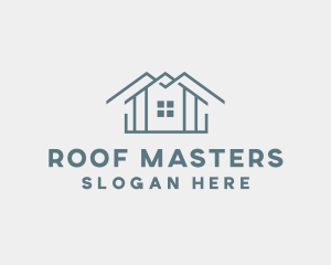 Roofing Renovation Roof logo design