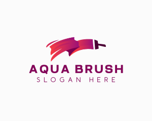 Brush Paint Contractor logo design