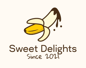 Chocolate Banana Peel logo design