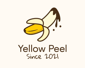 Chocolate Banana Peel logo design