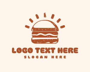Diner Fast Food Burger logo