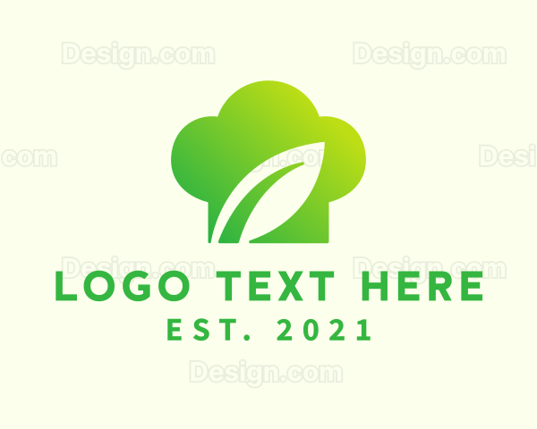 Organic Restaurant Chef Logo