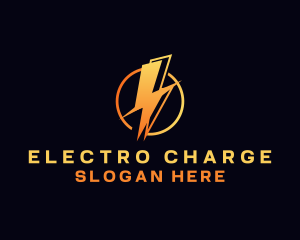 Electric Thunder Bolt logo design