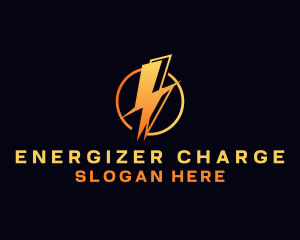 Electric Thunder Bolt logo design