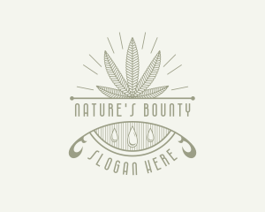 Weed Marijuana CBD logo design