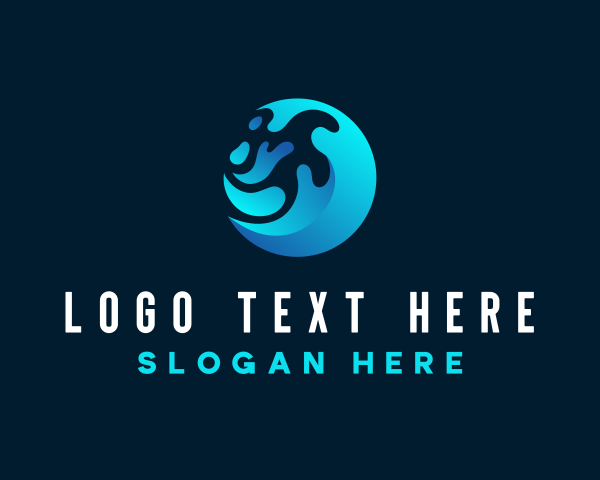 Surfing logo example 1