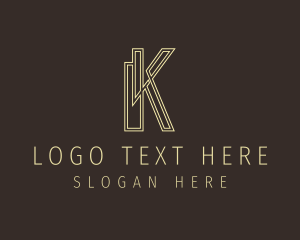 Upscale Enterprise Letter K  logo
