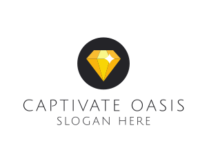 Shiny Yellow Diamond logo