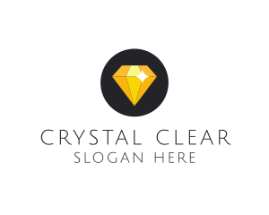 Shiny Yellow Diamond logo design