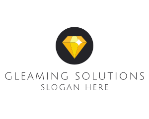 Shiny Yellow Diamond logo