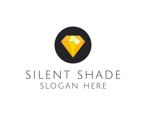 Shiny Yellow Diamond logo design