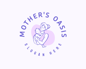 Mother Child Pediatrician logo design