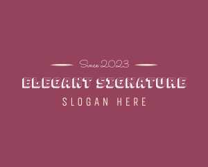 Elegant Line Company logo design