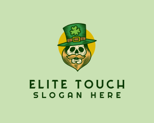 Lucky Skull Leprechaun logo design