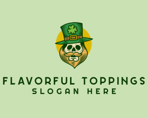 Lucky Skull Leprechaun logo design