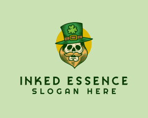 Lucky Skull Leprechaun logo design