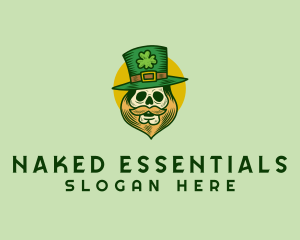 Lucky Skull Leprechaun logo design