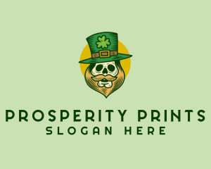 Lucky Skull Leprechaun logo