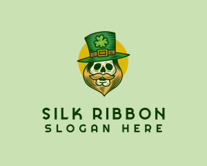 Lucky Skull Leprechaun logo design