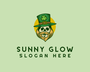 Lucky Skull Leprechaun logo design