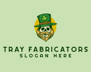 Lucky Skull Leprechaun logo design