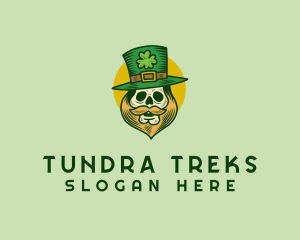 Lucky Skull Leprechaun logo design