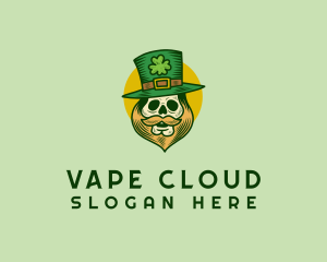 Lucky Skull Leprechaun logo design