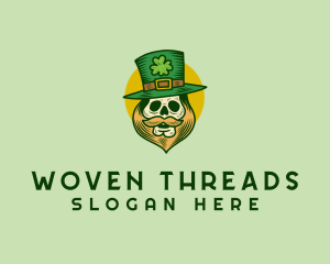 Lucky Skull Leprechaun logo design