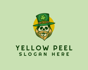 Lucky Skull Leprechaun logo design