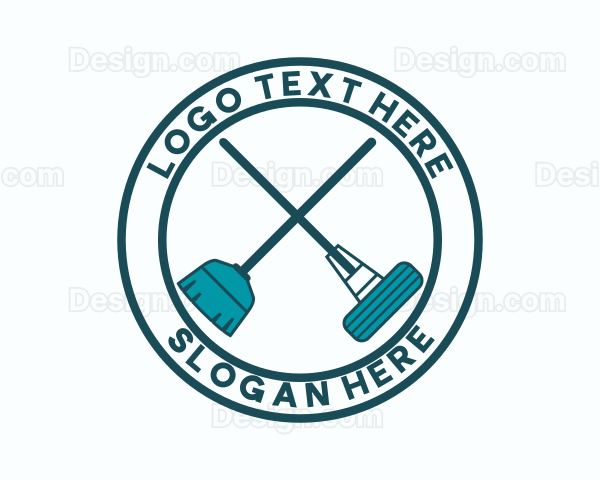 Cleaning Sanitation Housekeeping Logo