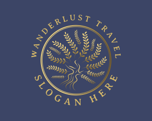 Nature Wellness Tree Logo