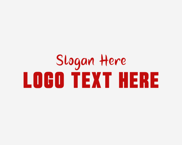 Handwritten logo example 4